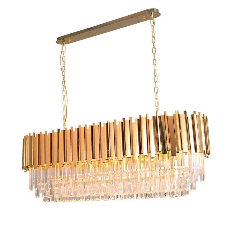 Modern Living Room light hotel villa led lamp large round ceiling mounted lighting k9 pendant lights crystal chandelier