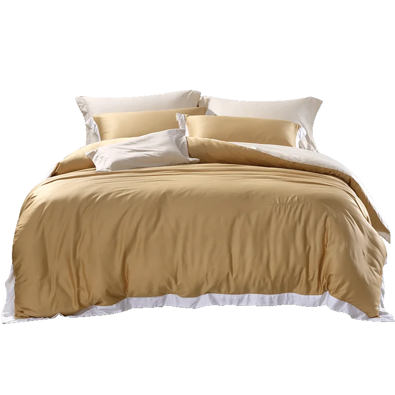 Home use top quality double size bedsheet set bamboo bed sheet set import from china