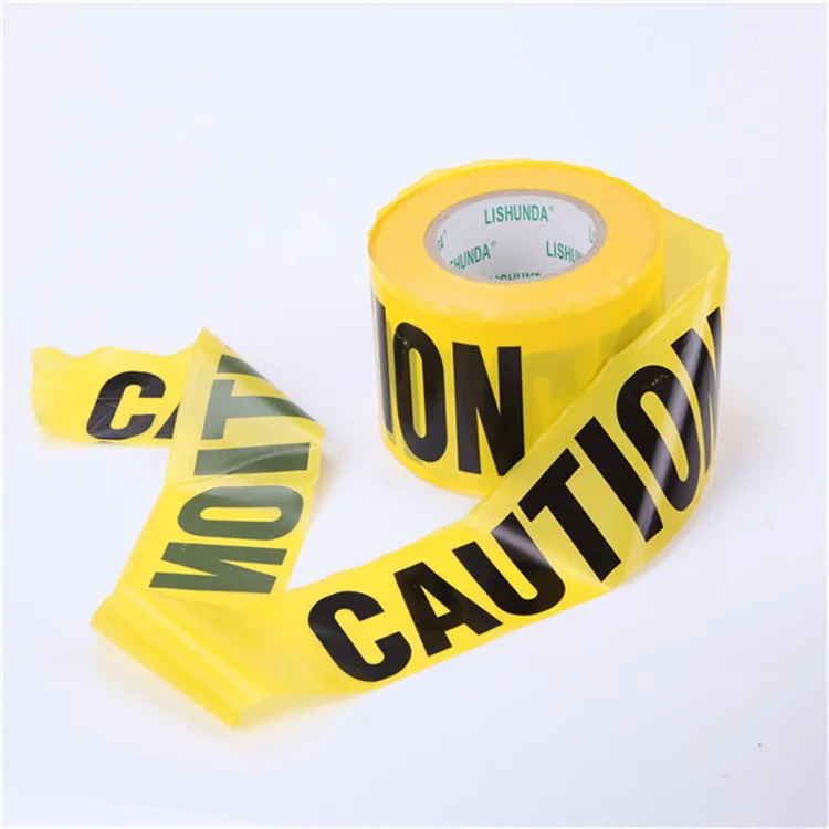 PE 2' 3in 6in 200ft to 1000ft Polyethylene Caution barricade and Warning Tape  safety tape