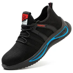 Diansen Men Steel Toe Safety Boots Work Shoes Anti Impact Construction Safety Shoes for Women