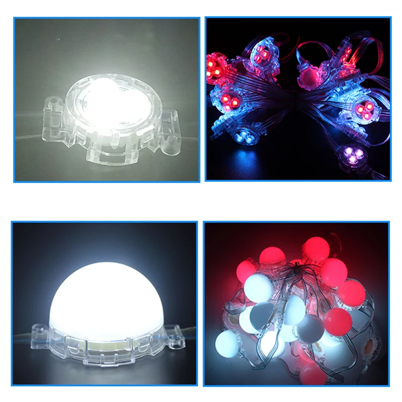  Новый Уличный rgb rgbw DC24V декоративный светильник адресный Светодиодный точечный пиксельный