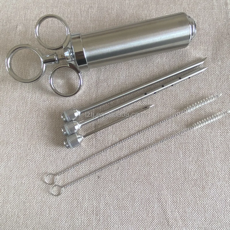 Marinade Meat Injector Kit Stainless Steel Needle Meat  BBQ Tool