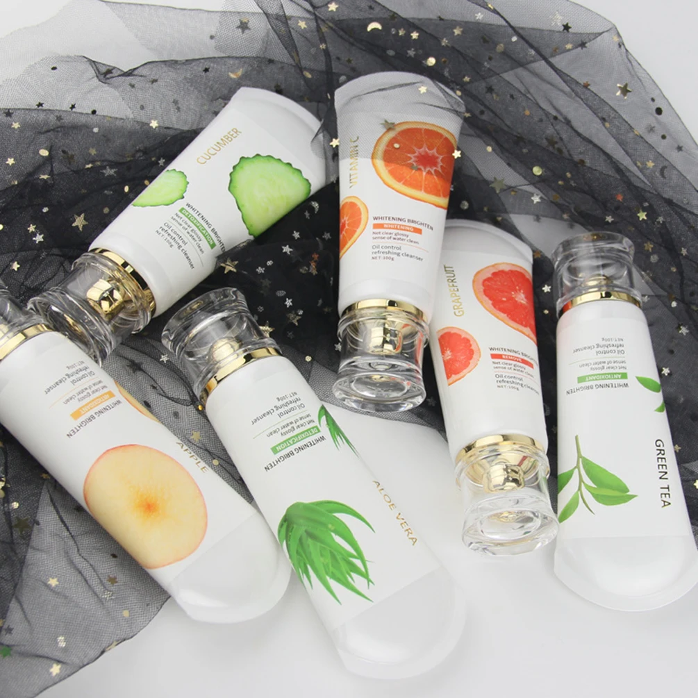 Custom Amino Acid Cleansing Cream Refreshing Anti Acne Moisturizing Bubble Cleansing Milk Bulk Makeup Private Label