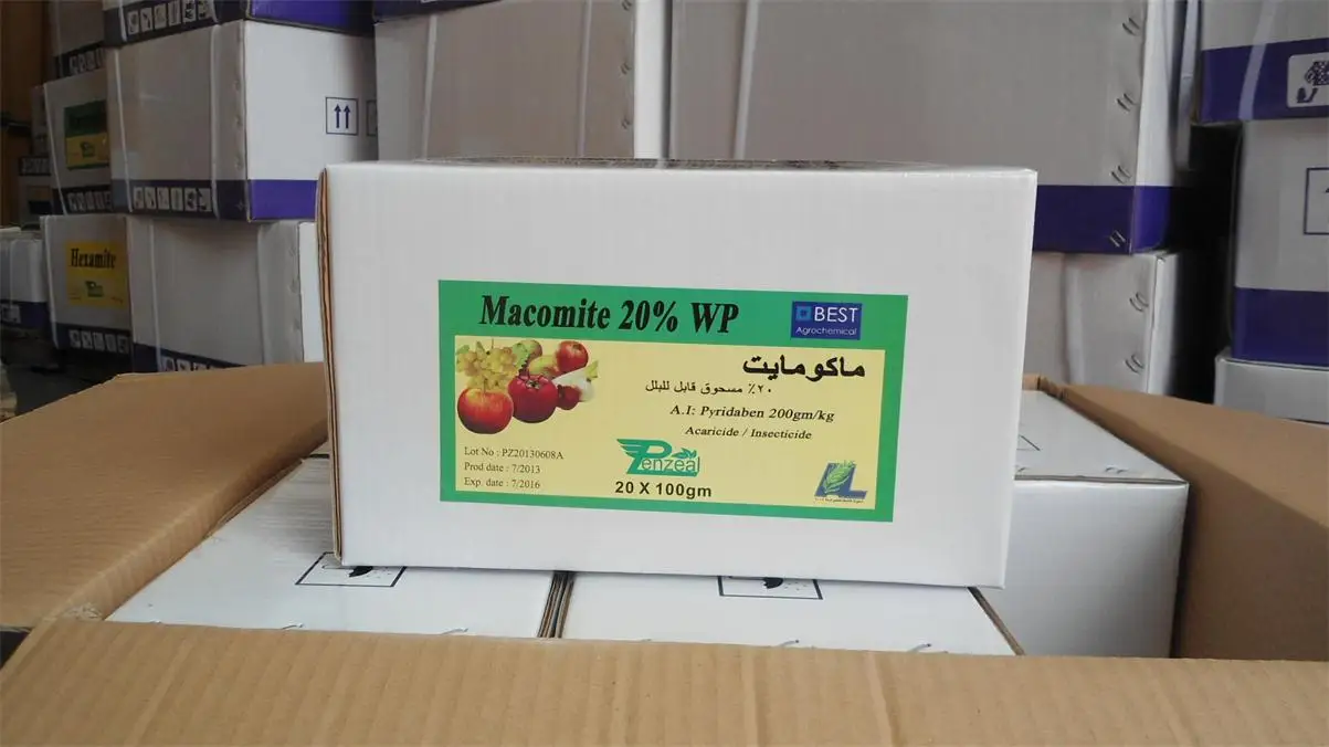 
Pyridaben 15% EC, 20% WP, 95% TC, agrochemical insecticide 96489-71-3 