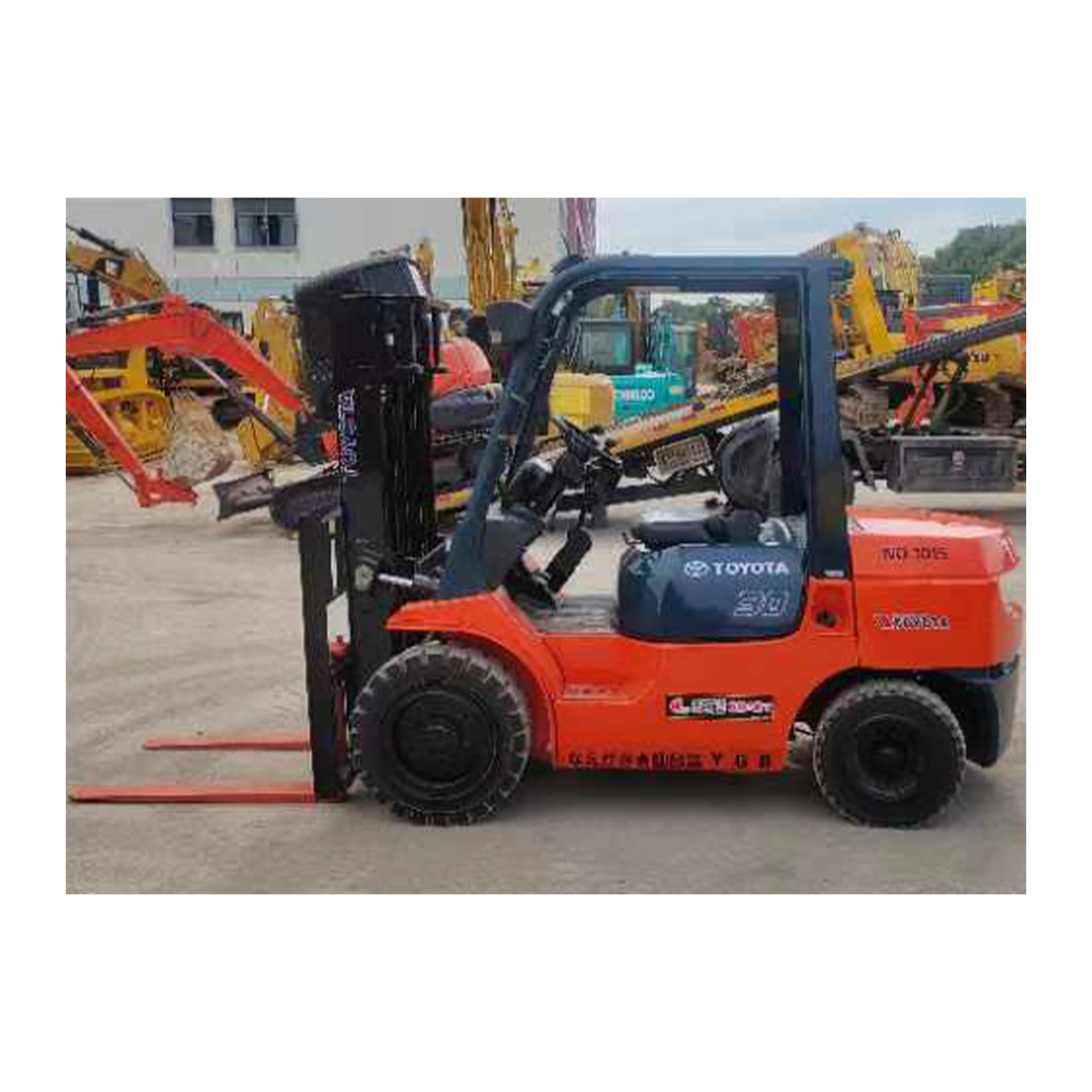 Secondhand Toyota Fd30 3t Forklift Used Diesel Engine Made in Japan Origin Japan Fd30 fd50 on sale