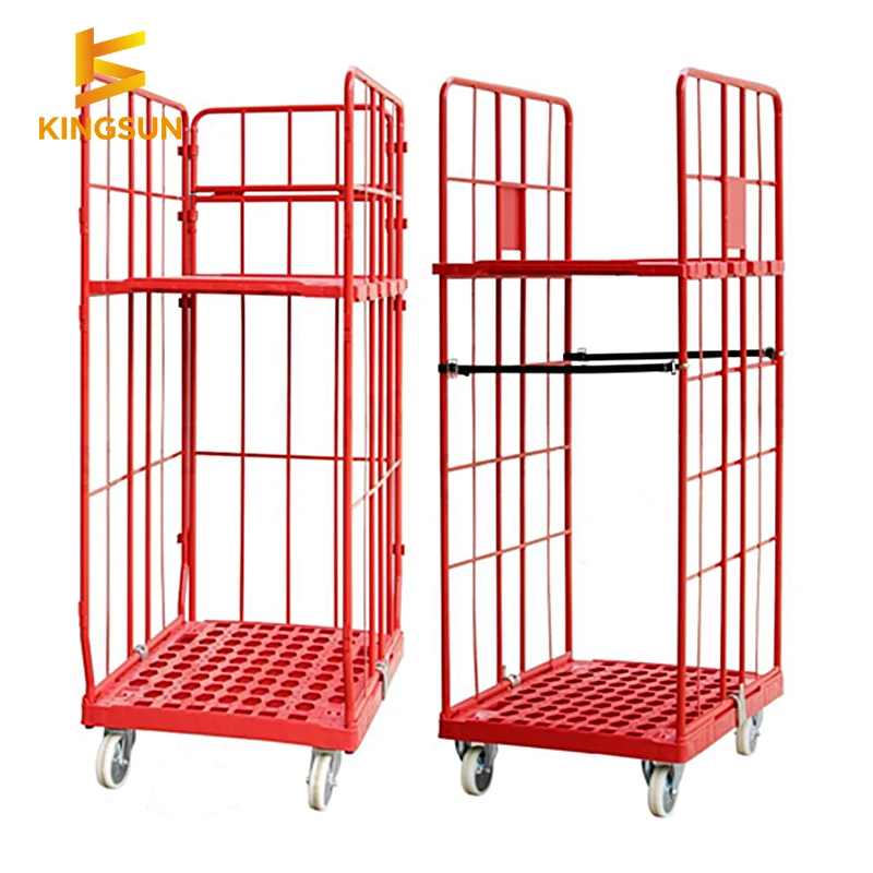 Roll Cage Trolley Singapore Storage Laundry Cage Logistics Cart Supermarket Trolley