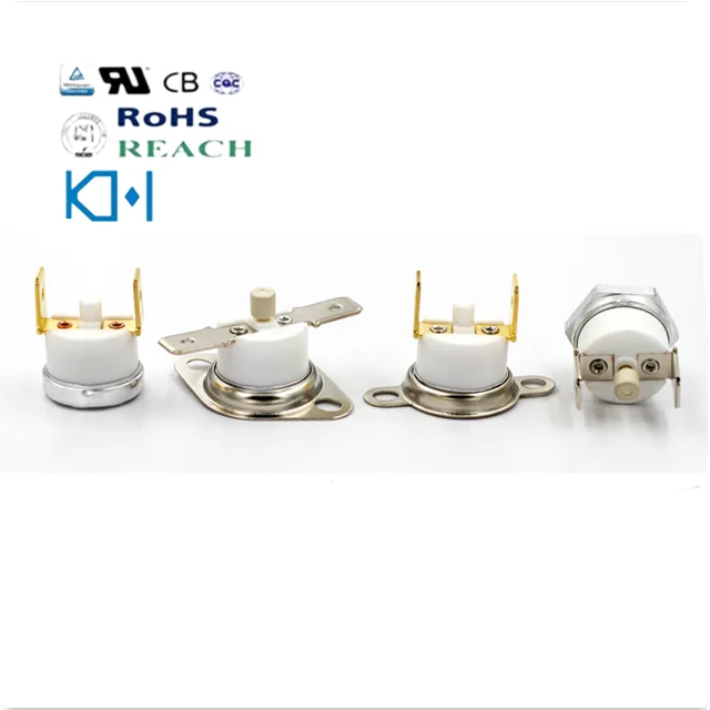 Termo Disco Termostatos Normally Open Temperature Switch Bi metal Thermal Fuse