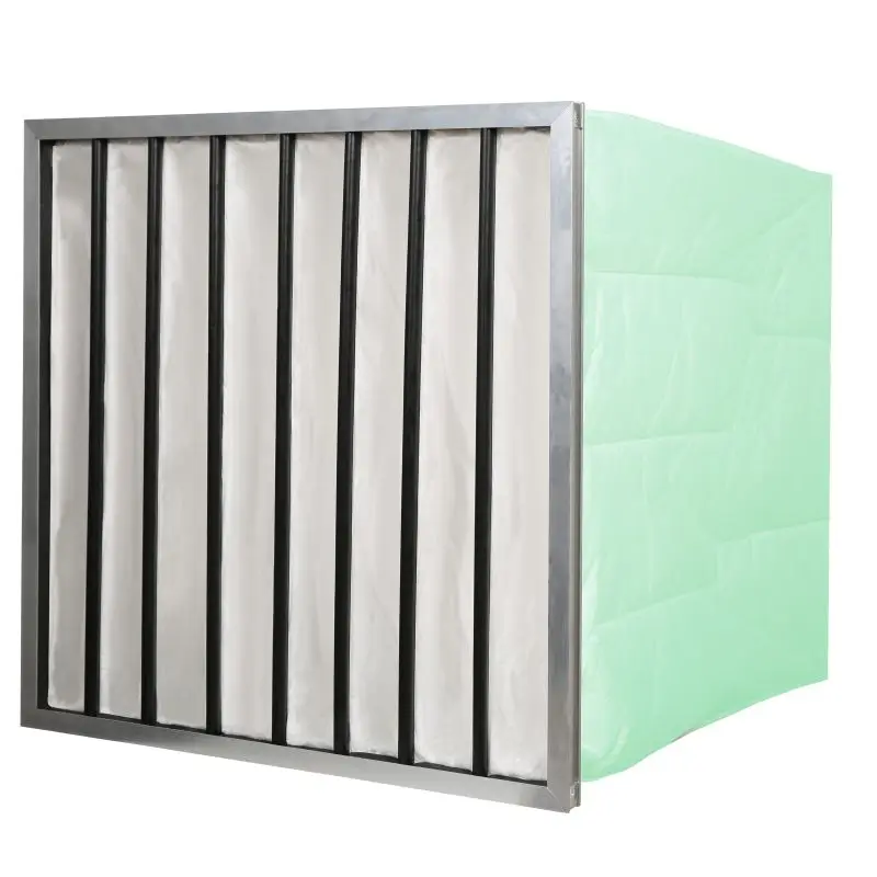 Professional Custom Air Filter Pocket Filters Type Central Air Conditioner Non-Woven F7 Filter
