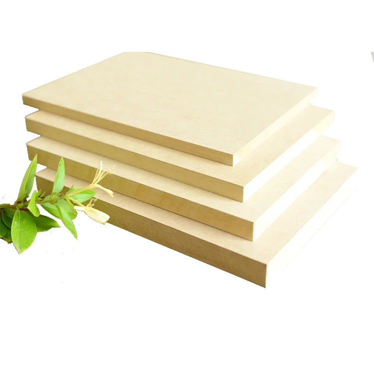 graceful MDF pine  fiberboard by peeled wetland pine with golden gloss and good smell for different processing