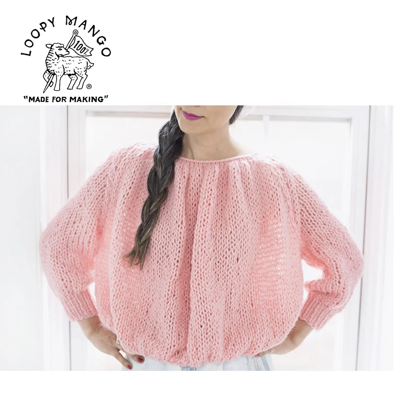 Loopy Mango merino worsted Yarn 100% Merino Chunky Wool Yarn soft and warm Handknitting Yarn