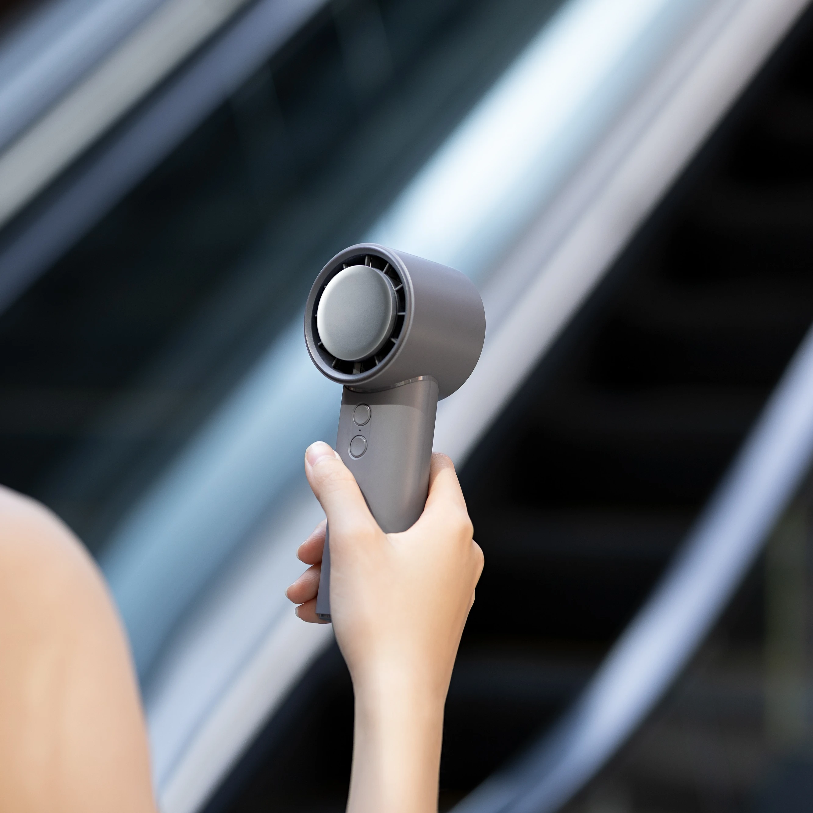 Ultra-high speed mini fans USB rechargeable handheld fan home outdoor portable fan with ice-cooling pad