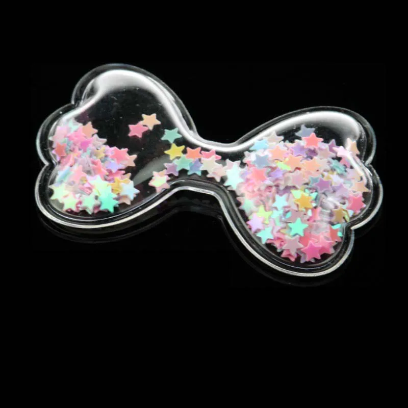cute bow tie shape knot hair clip pins for small girls