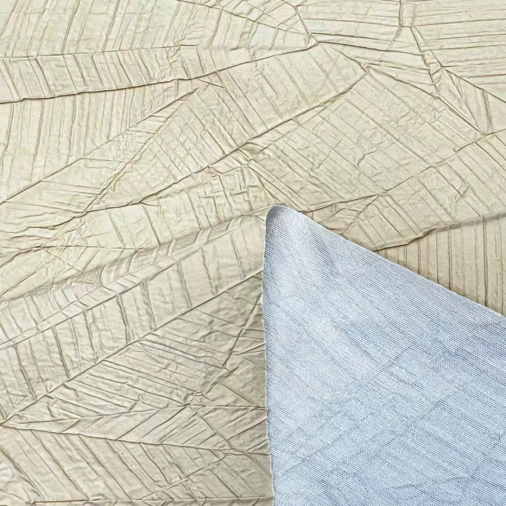 20D*20D nylon cordura digital print waterproof pleated fabric anti-UV anti-microbial for summer clothes