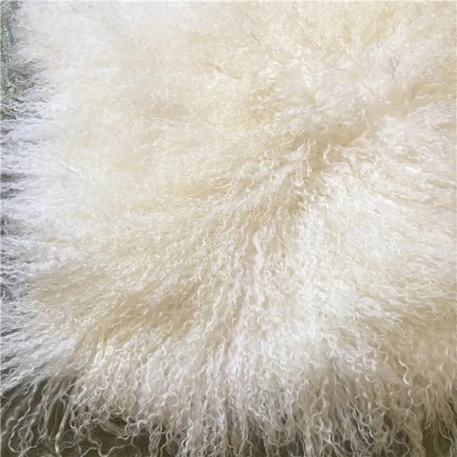 white cream Real Lamb Fur Kitchen Sheep Skin Rug