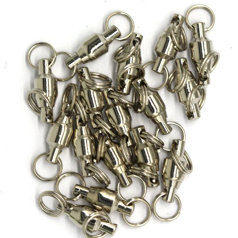 Stainless Steel Big Lure Fishing Swivel High Speed Sea Boat Fishing Barrel Swivels Fishing Swivels Ball Bearing