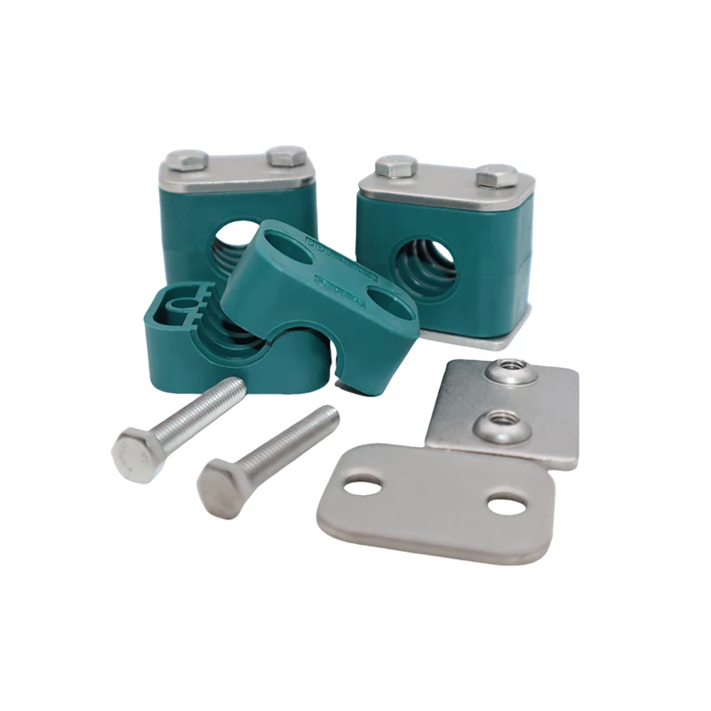 Durable Stainless Frameless Clamp Carbon Fiber Tube Light Weight Plastic Pipe Clamps for Pipe