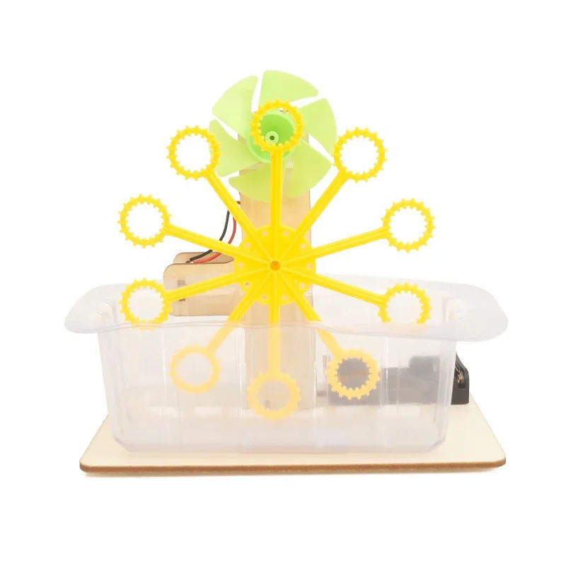 2019 DIY children small air bubble machine STEM science education toys