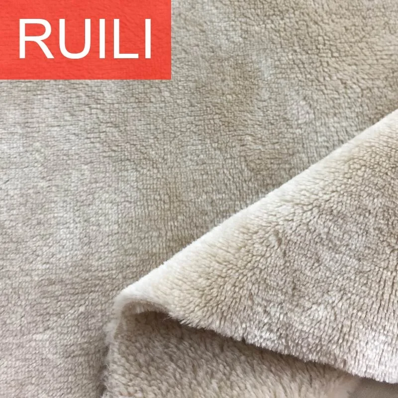 Супермягкая трикотажная фланелевая флисовая ткань из полиэстера