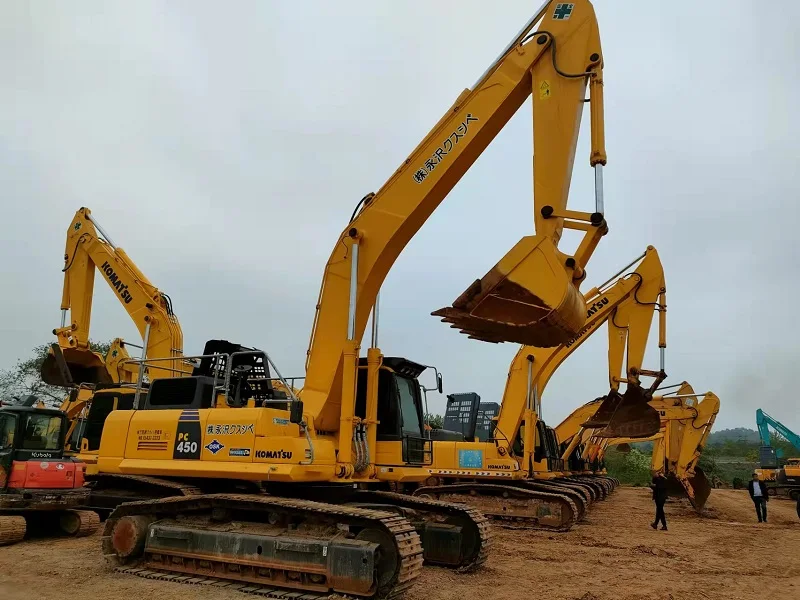 Новое поступление хороших товаров! Оригинальный Komatsu PC450-8 б/у Экскаватор строительная техника 45 тонн тяжелого машинного оборудования для продажи