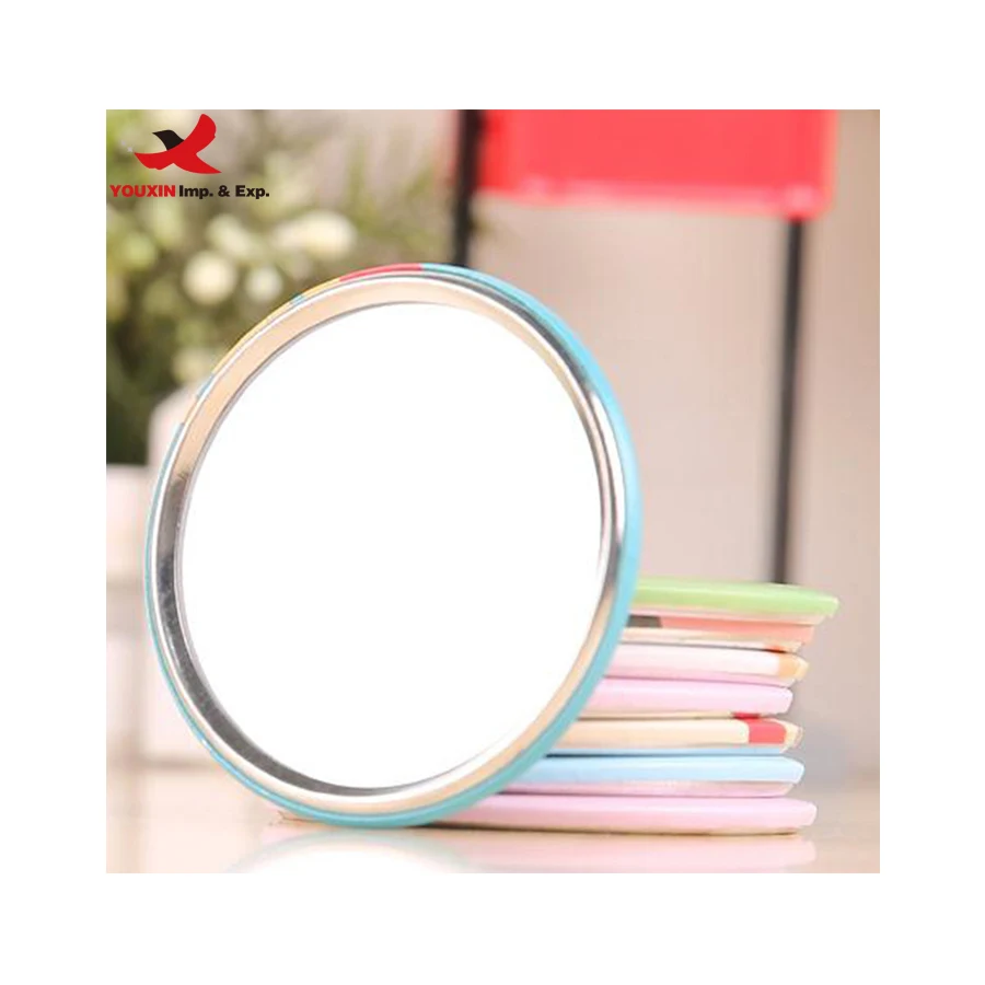 Portable Mini Makeup Mirror Round Shape gift Mirror With Wholesale Cheap Price
