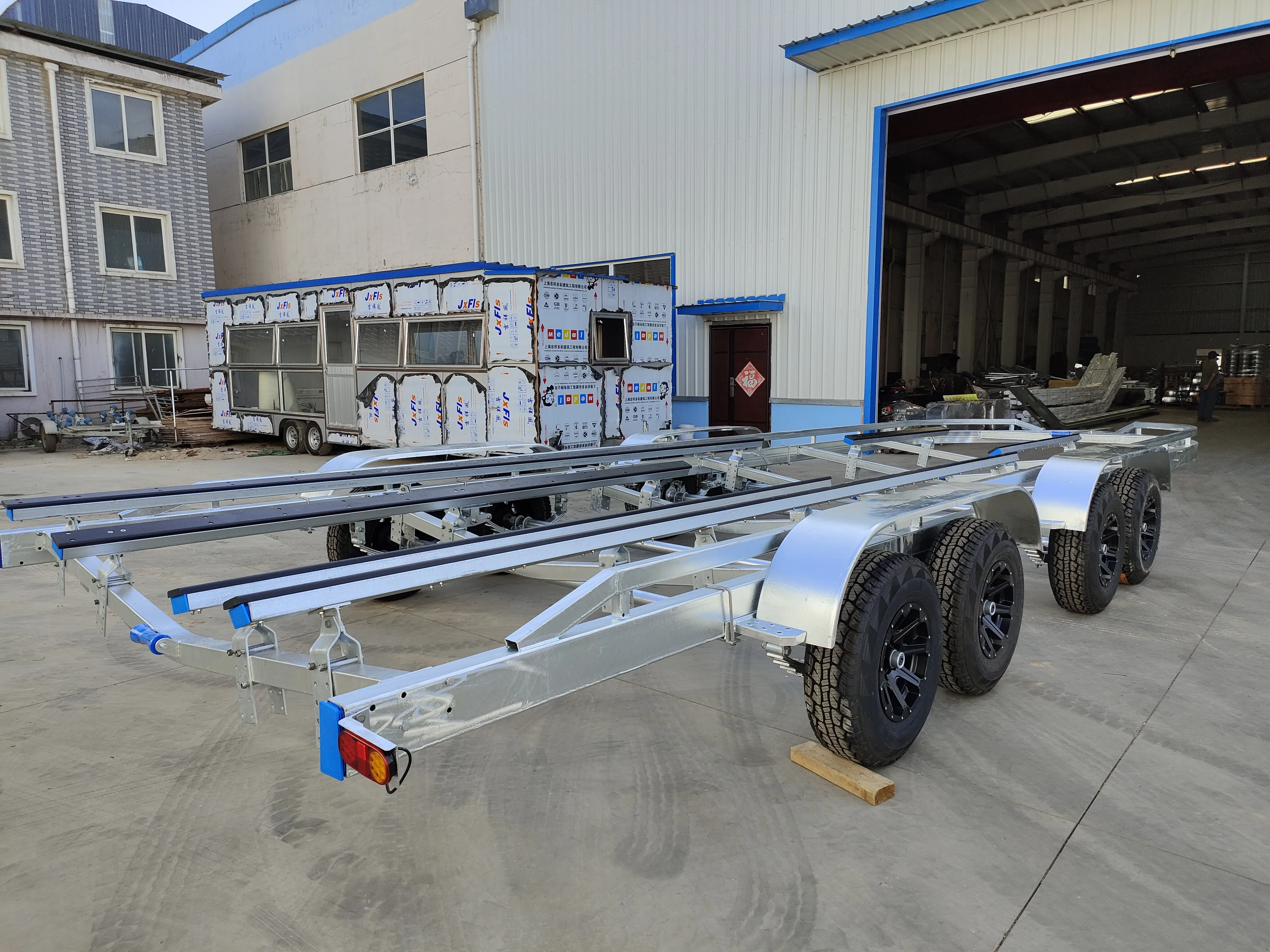 Double Jet Ski Trailers for Two Boats Watercraft Trailer Product