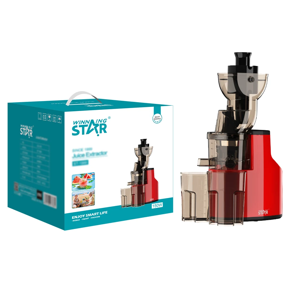 WINNING STAR ST-1000 Classic Wide Chute Juicer Extractor Machine Electric Fruit Slow Masticating Juicer