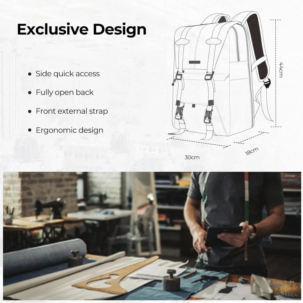 Custom Lightweight Breathable Camera Backpack Photography Bag Large Capacity Waterproof Backpack for Camera and Drone