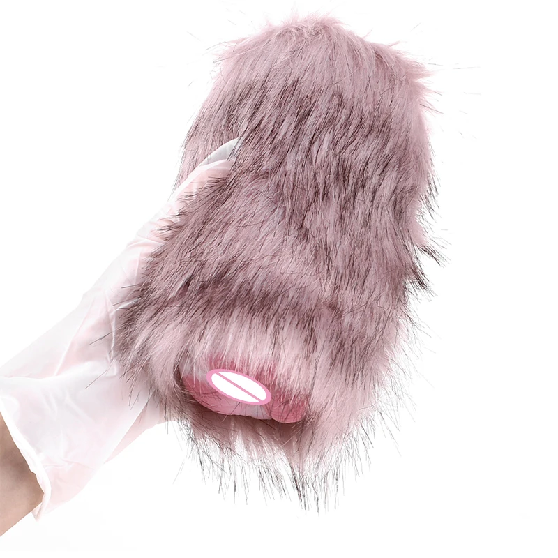 NEW GEEBA Male Dog Cup silicone Masturbator Suction cup toy soft realistic stimulation pocket Masturbator for Adults