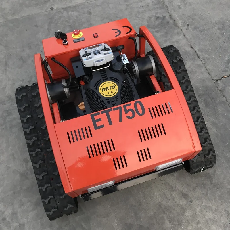 China Factory With Remote Control Automatic Small Crawler Mower 9 HP Golf Lawn Mower Low Price