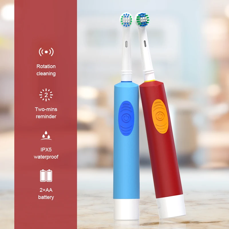 Toothbrush Manufacturer High Quality Rotary Electric Toothbrush 2 min Smart Timer Compatible Oral Dental B