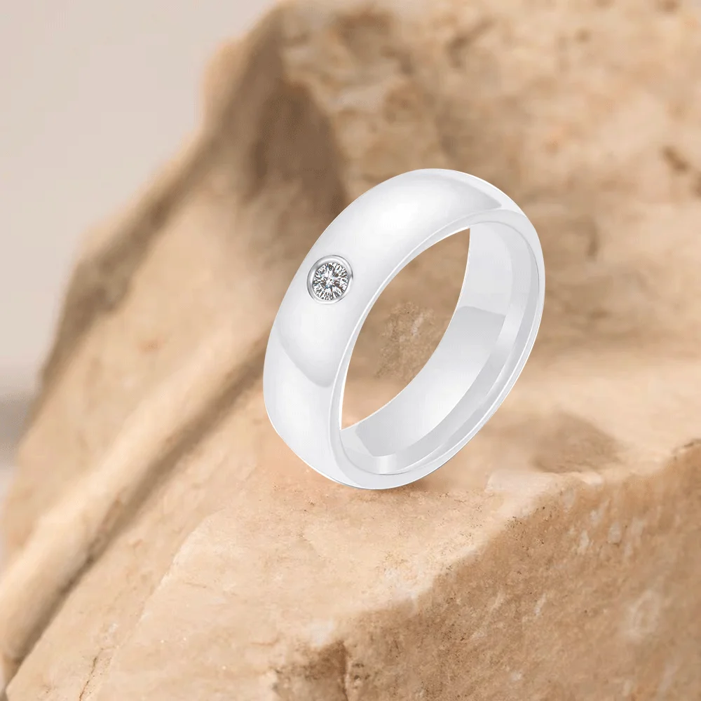 Classics Design Loose Diamonds Eternity Gold Jewelry Women Gift Diamond Party Sterling Stone Wedding wedding Ring Set