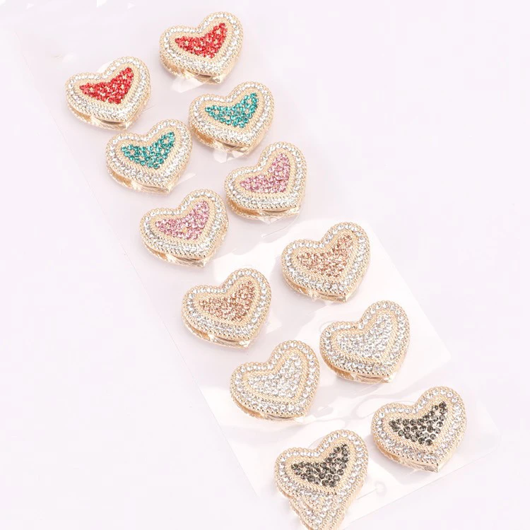 New Usefully Jewelry No Broken Material No-snag Magnets Hijab Pins No Pins Strong Big Magnets Heart Brooches For  Women Dresses