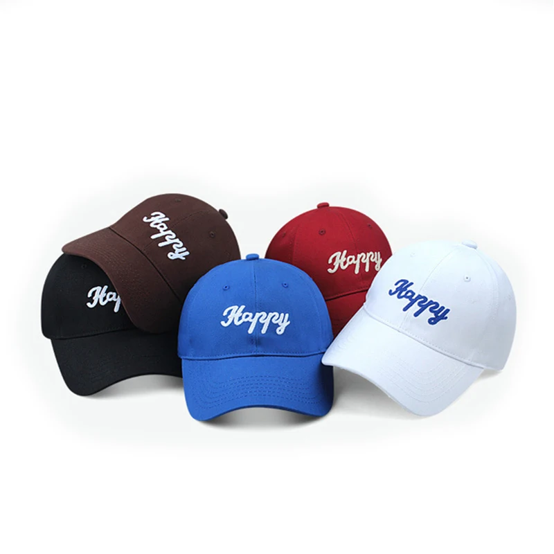High quality cotton sports caps red mens baseball caps custom embroidery logo hat cap