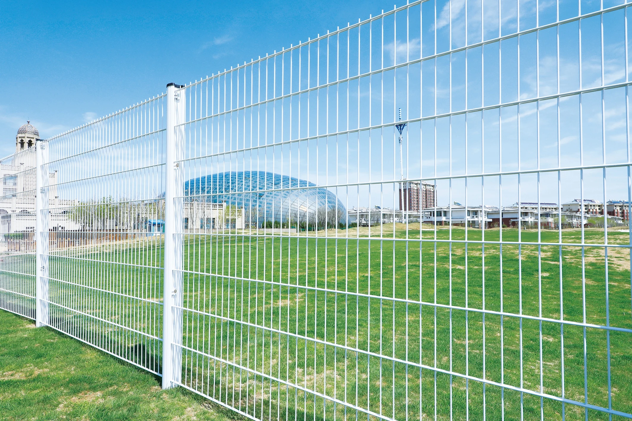 Yard Link 656/868 Iron Double Wire Welded Mesh Fence 2D Panel Fencing For Garden