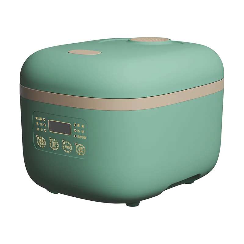 2022 NO COATING Stainless steel inner pot square DESUAGR rice cooker S/S rice cooker 2L 3L 4L 5L with stainless steel steamer