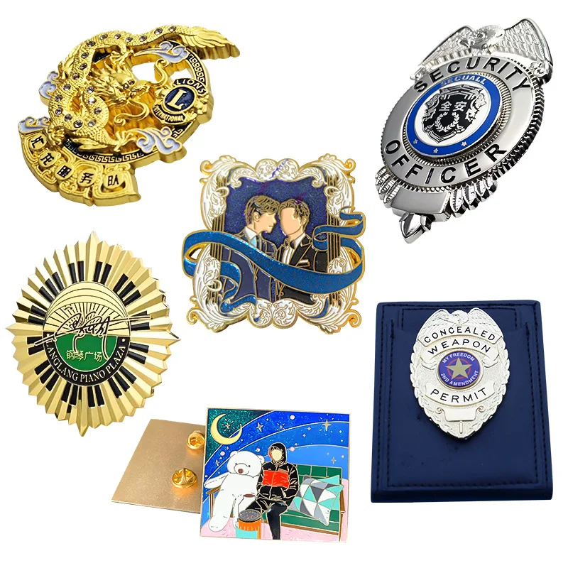 Нагрудный значок с золотым нагрудным знаком