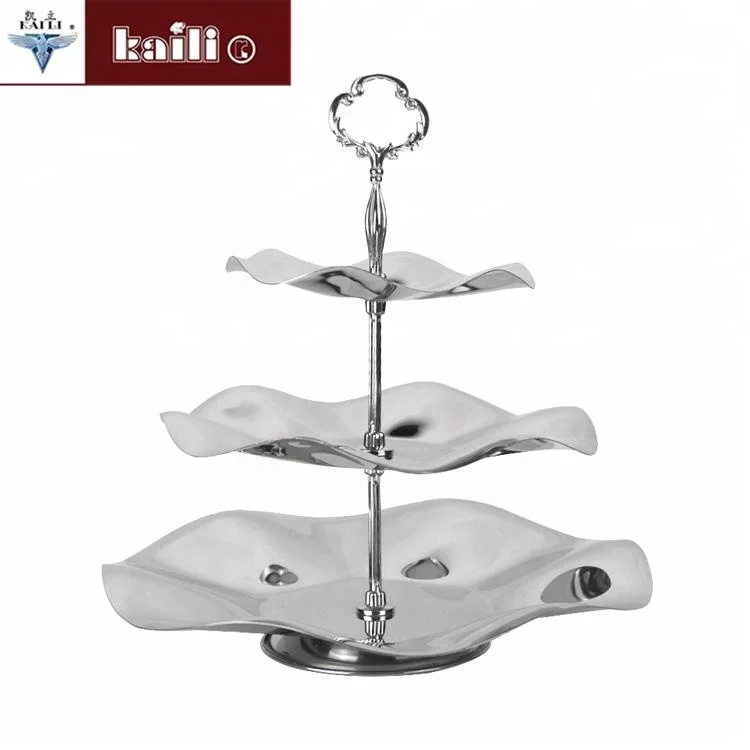 2020 new style wholesale sturdy stainless steel plates metal Dinnerware tray set