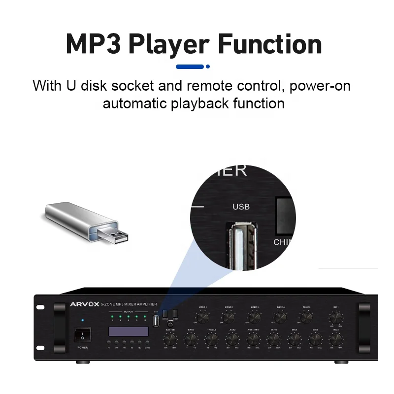 Мульти-раздел MP3 BT FM тюнер динамик микшер усилитель активный металлический корпус с Bluetooth-подключением и FM-радио