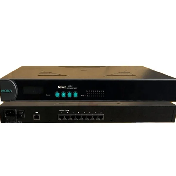 MOXA Industrial Ethernet Switch NPort 5630-8 RS232 422 485 serial port server in stock