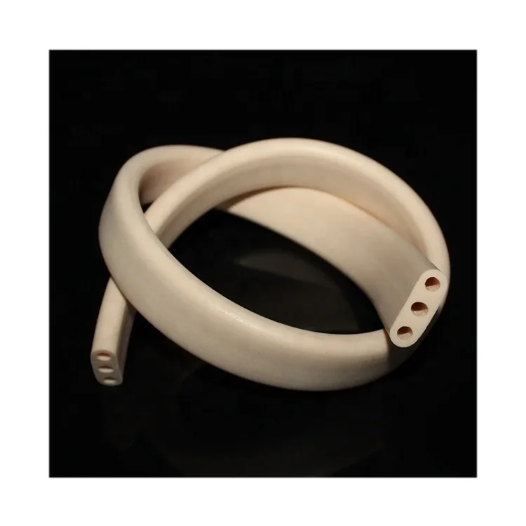 Custom three lumen silicone pipe food grade silicone rubber hose tube