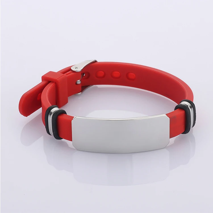 Amerpromo Custom debossed Silicone Wristbands Cheap Silicone Bracelets Personalized Wrist Bands With Serial unmbers