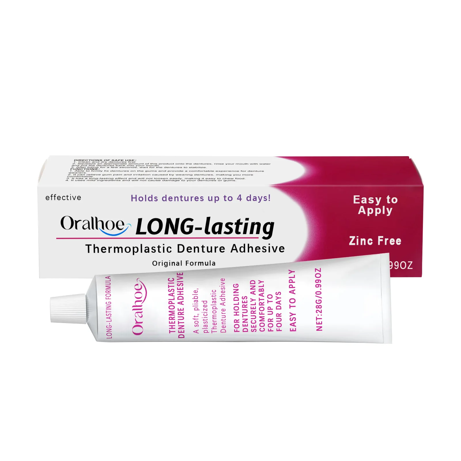 OEM 28g Denture Fixing Adhesive Solid Dental Adhesive For Fixing Dentures To Improve Comfort Cosmetic Denture Fixing Adhesive