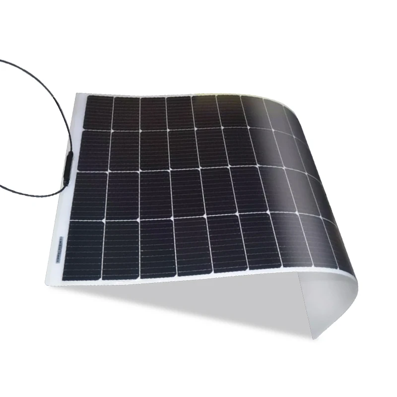 ZM half cell 4pcs 100w 18V 400W Flexible Monocrystalline Solar Panel for solar system for Car Battery & Boat & Home