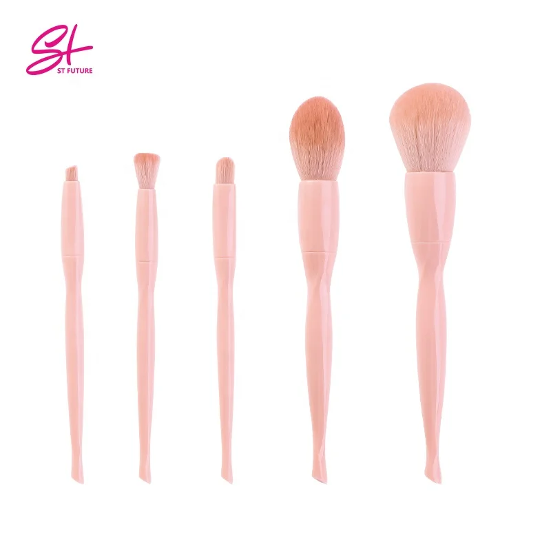 2021 Hot Sale Makeup Brushes Private Label logo Normal Size 11 Piece Blush Powder Foundation Makeup Brush Set