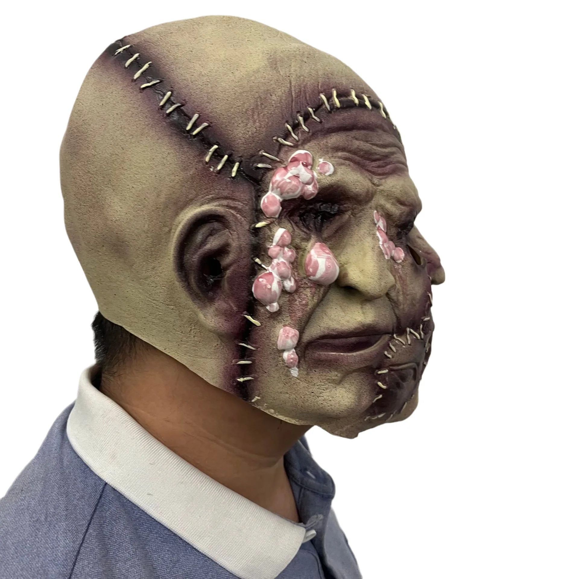 Latex Realistic alien Mask,latex Rabbit Bunny Mask,Halloween Latex Demon Mask Rubber Latex Halloween Mask
