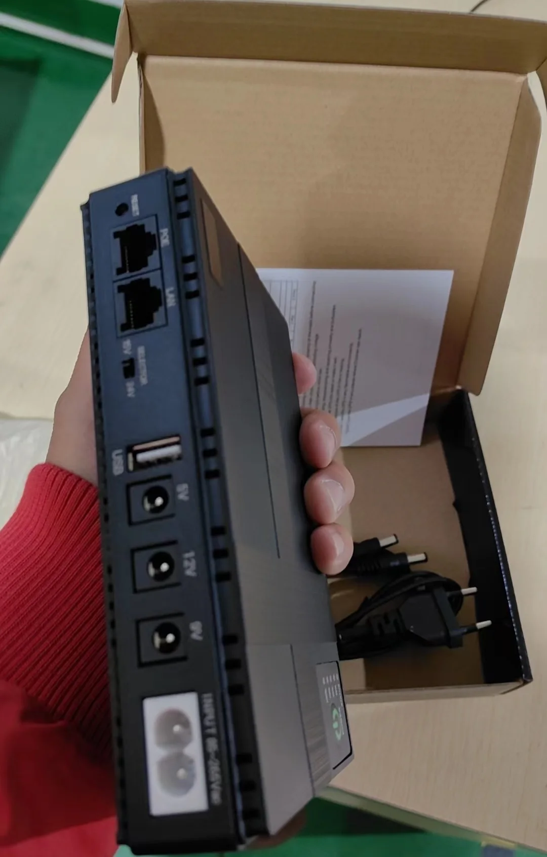 DC UPS 18W 36W 10400mah Mini UPS for wifi router and modem monitoring DC 5V 9V 12V Uninterruptible Power Supply UPS for router