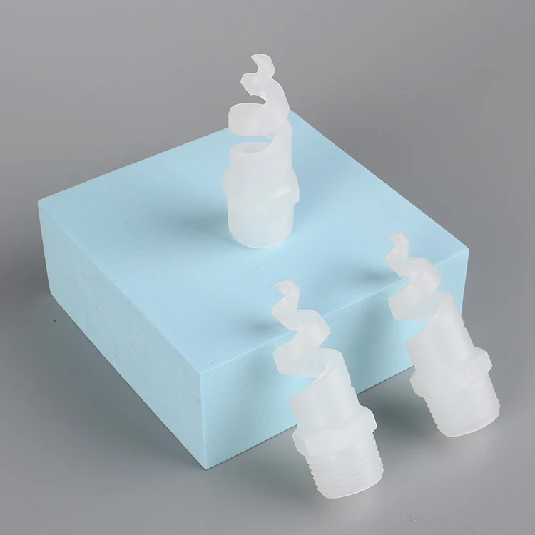 Whirl Jet Spray Nozzle Pvc Mister Spray Tip Nozzle, Full Cone Water Spiral Nozzle Injector