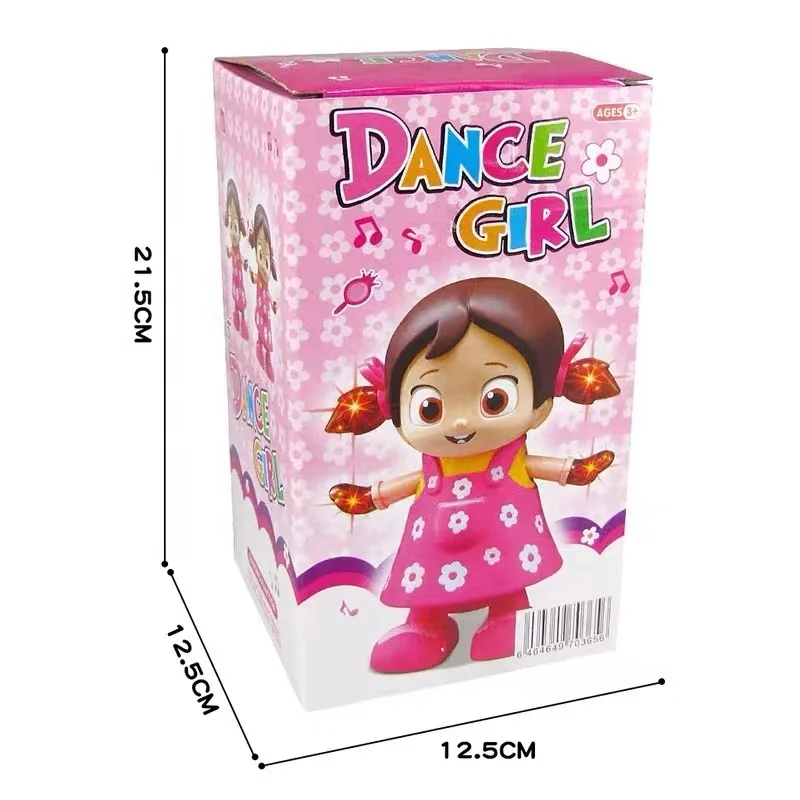 Electric Music Light Swing Dance Girl Fashion Dancing Doll For Kids
