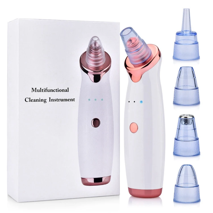 Microcrystalline Liposuction Vacuum Blackhead Remover Apparatus Electric Artifact Facial Beauty Pore Cleaner
