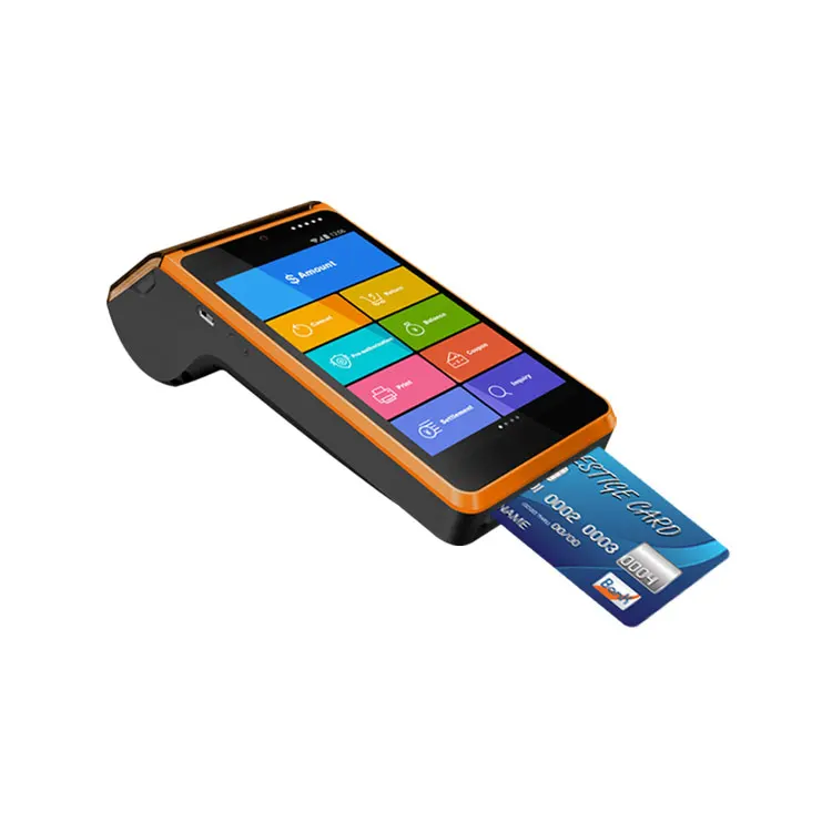 Justtide Android Мобильный E-POS ручной rfid NFC карт POS машина Парковка система ПОС терминала